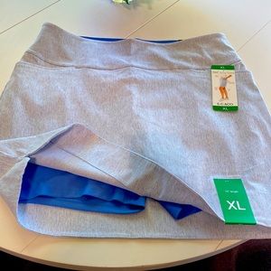 S C & Co Tummy Control Golf/Activity Skirt with under shorts XL